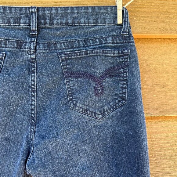 No Boundaries Blue Rinse Boot Cut Women’s Jeans Size 15 - Picture 10 of 12